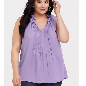 Torrid Lilac Challis Top